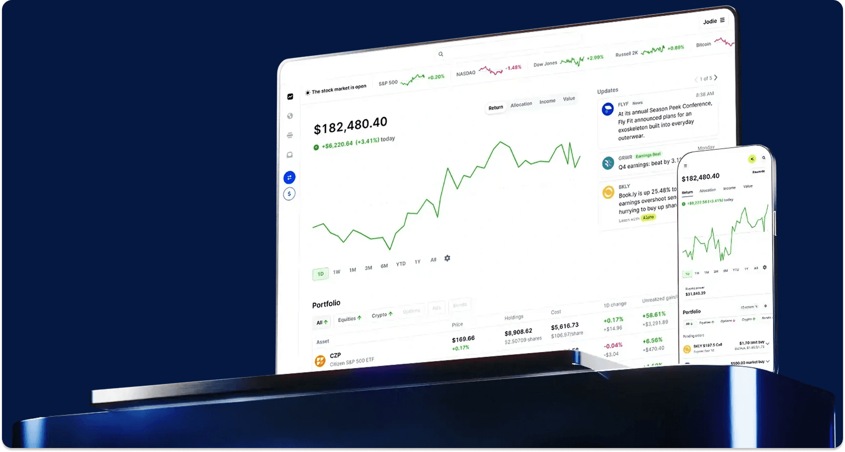 Stock Trading Dashboard